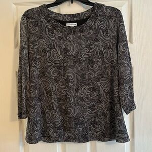 Croft and barrow 3/4 sleeve top